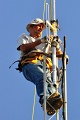Bob-K4NBC Raising New Antenna 16